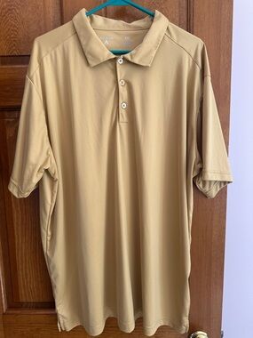 Antigua Men's Polo Shirt in Camel